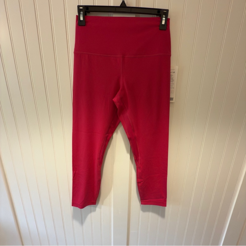 NWT Lululemon Align High-Rise Crop 23" Passionate pink Sz 8